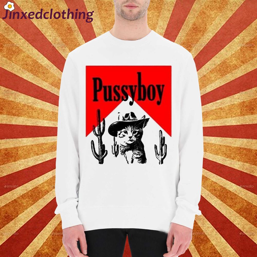 Ezra Miche Pussyboy Cat Cactus Shirt 